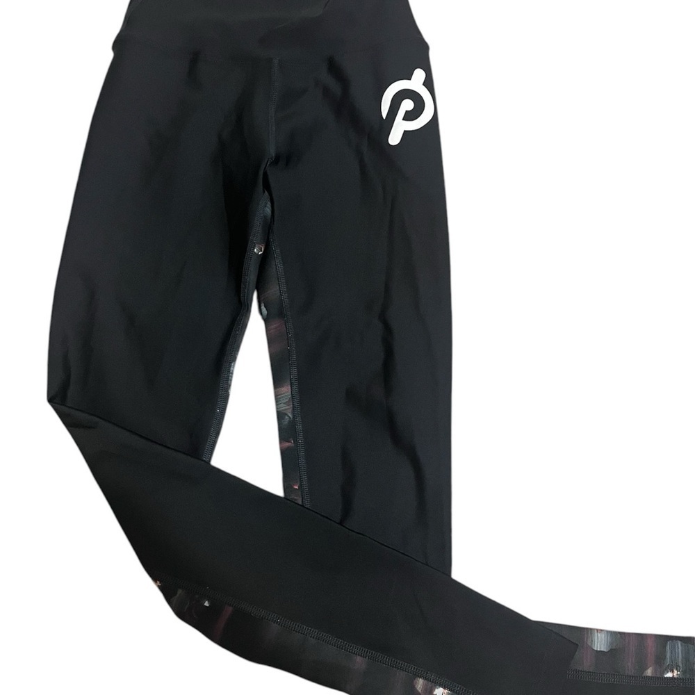 Peloton show up black Floral high rise leggings size small - Picture 2 of 4
